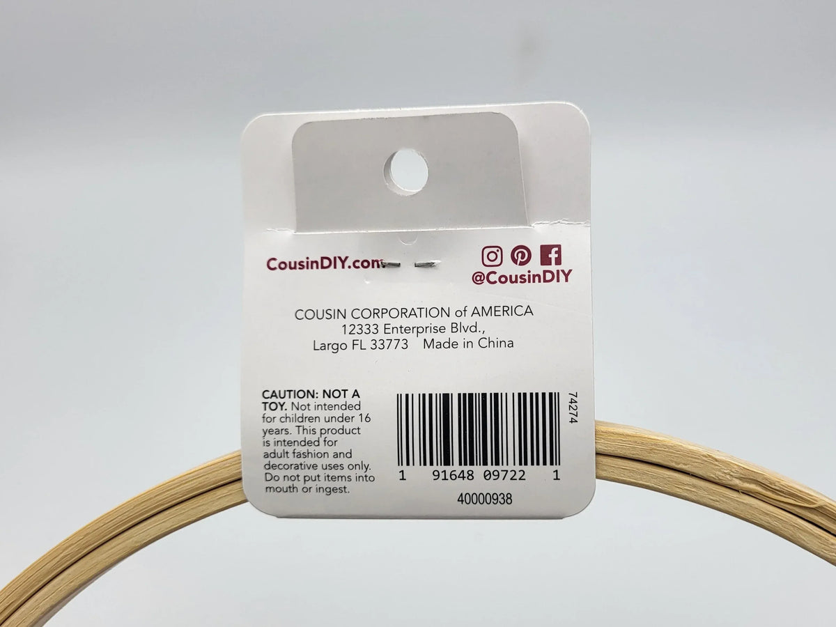 Wooden Embroidery Hoop 7" & 9" | Cross Stitch, Embroidery & Punch Needle