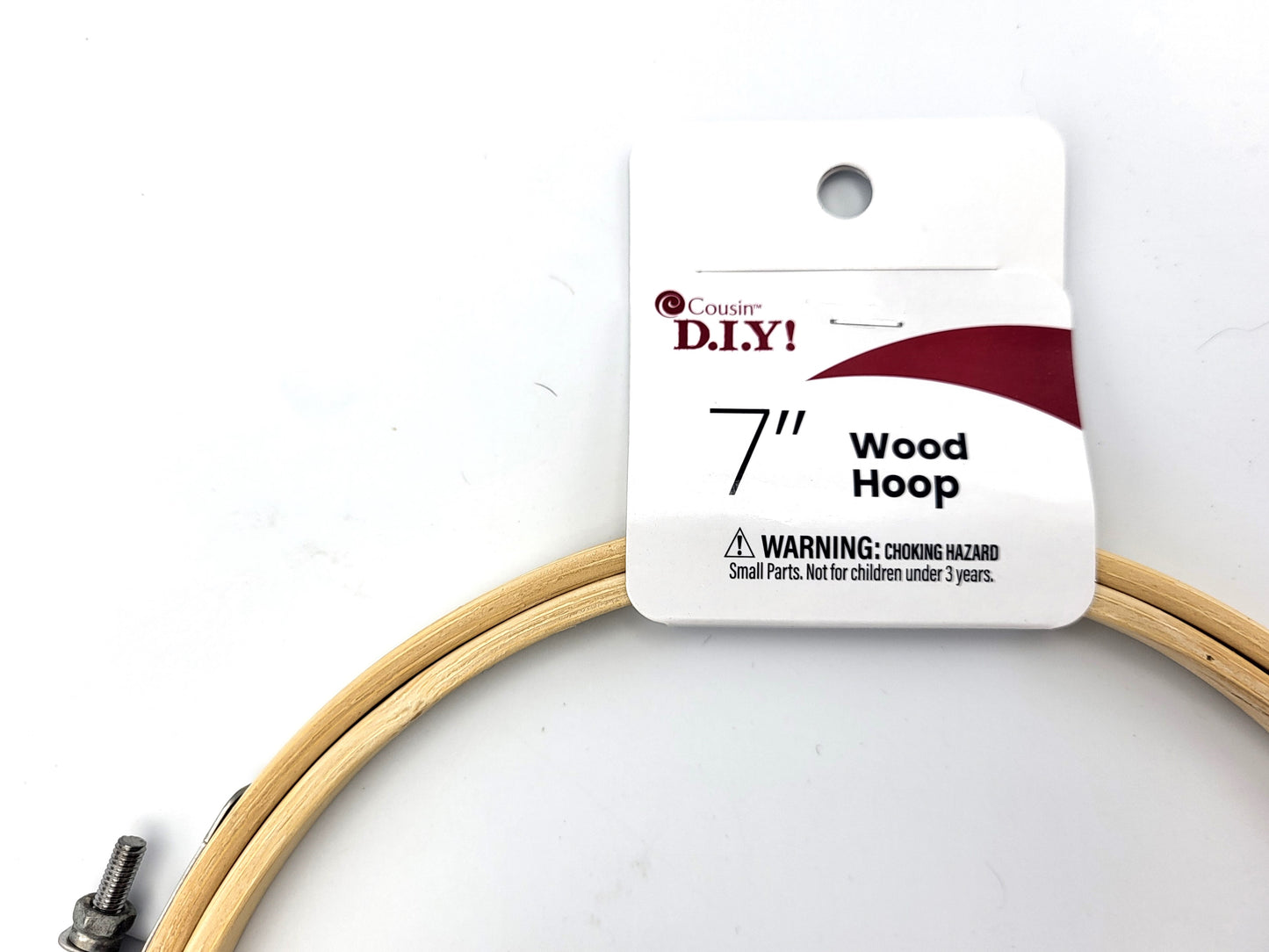 Cousin Natural Wood Hoop - 7"
