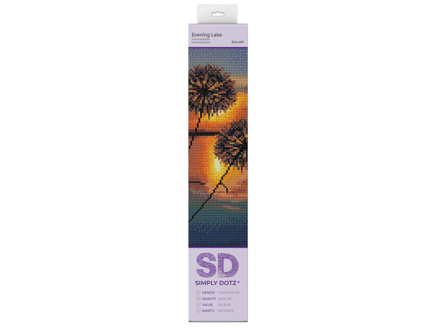 Diamond Dotz - Simply Dotz Diamond Art Kit 9.9"X13.8" - Evening Lake
