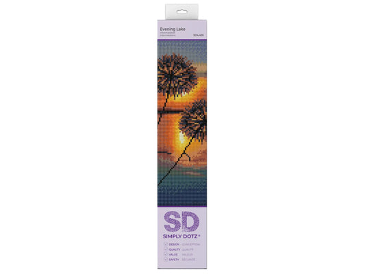 Diamond Dotz - Simply Dotz Diamond Art Kit 9.9"X13.8" - Evening Lake