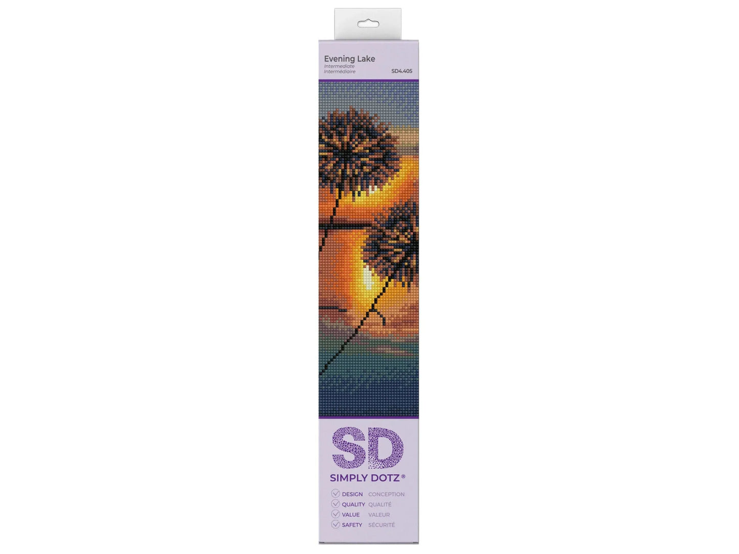 Diamond Dotz - Simply Dotz Diamond Art Kit 9.9"X13.8" - Evening Lake