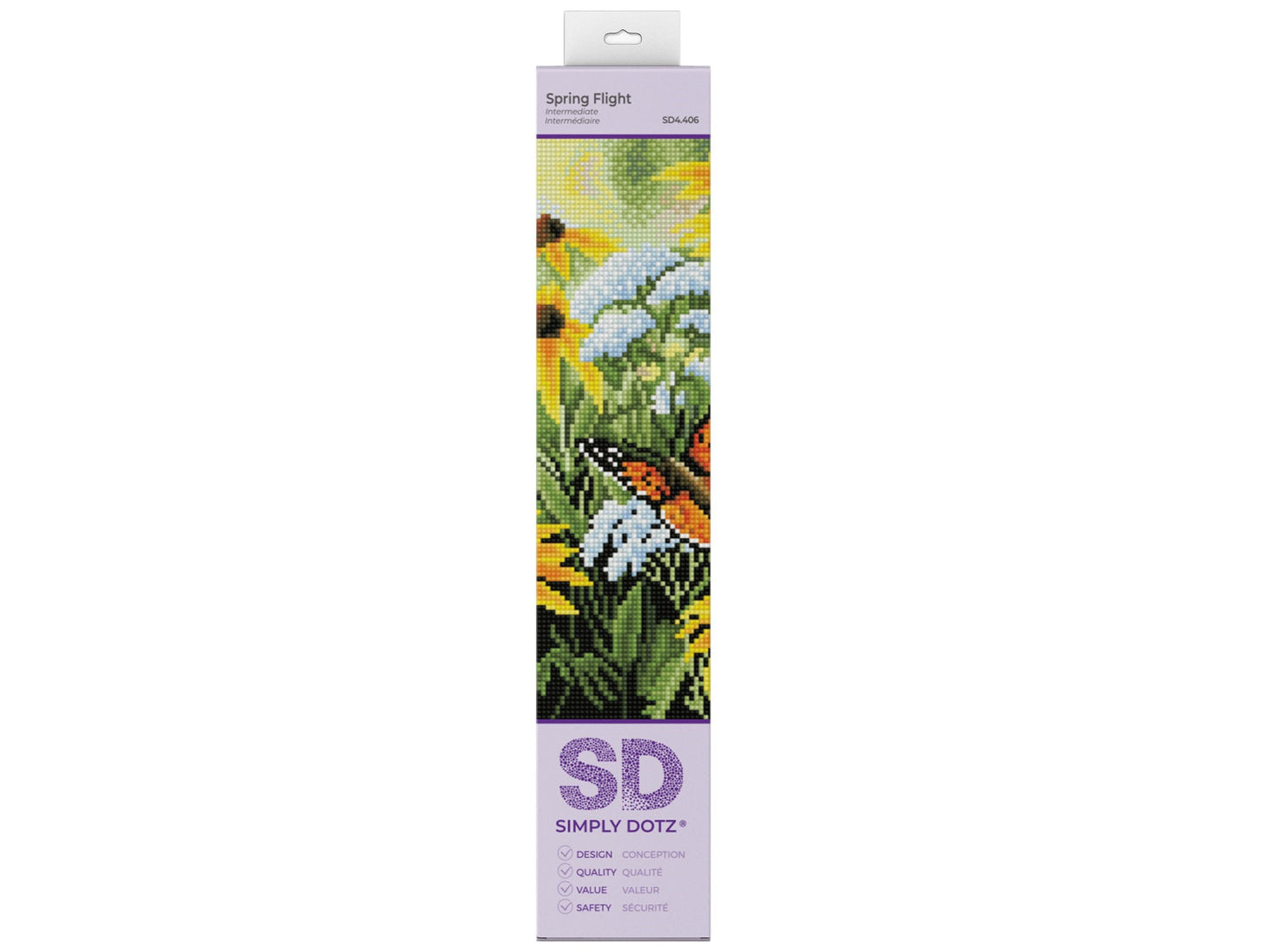 Diamond Dotz - Simply Dotz Diamond Art Kit 9.9"X13.8" - Spring Flight