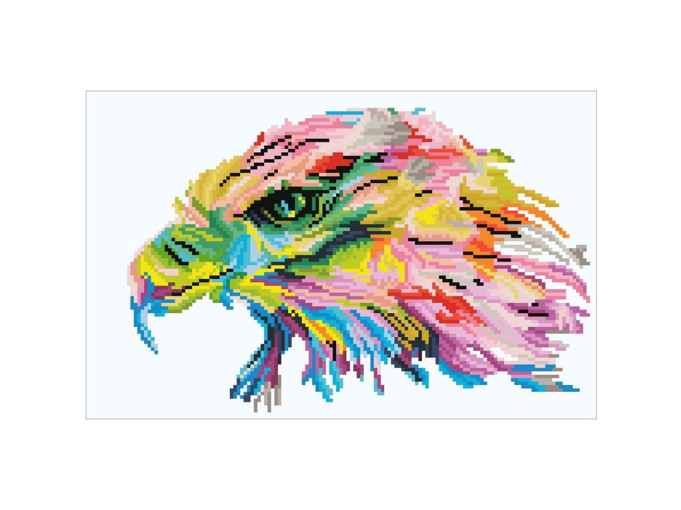 Diamond Dotz, Simply Dotz Diamond Art Kit - 16.5"X10.6" - Eagle Eye