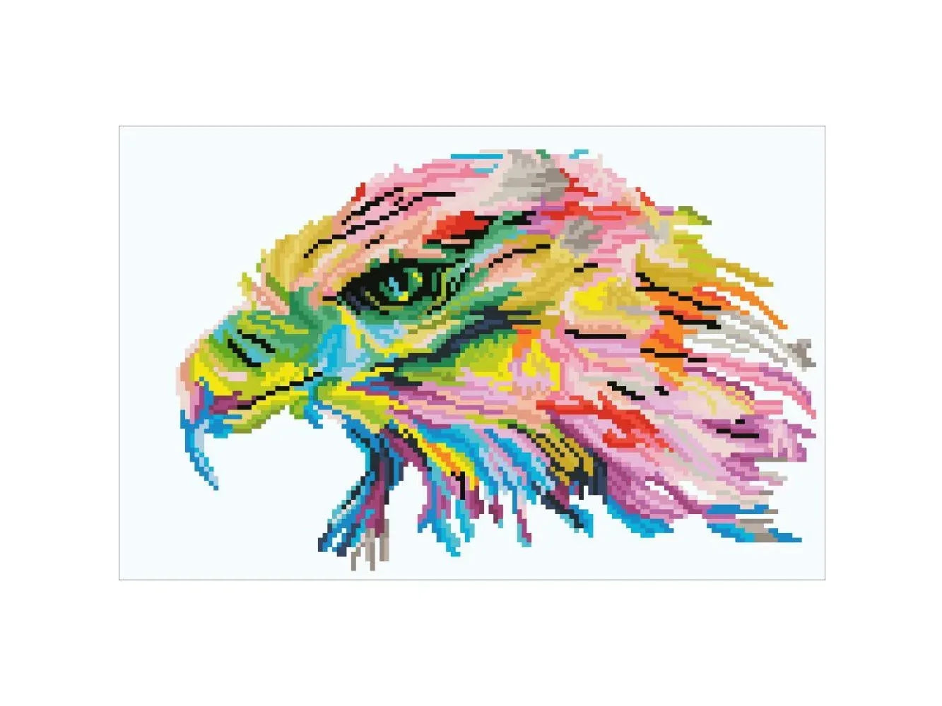 Diamond Dotz, Simply Dotz Diamond Art Kit - 16.5"X10.6" - Eagle Eye