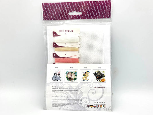 Riolis Amore Mio Cross Stitch Kit - 6"x6" 10-Count Aida Love Theme