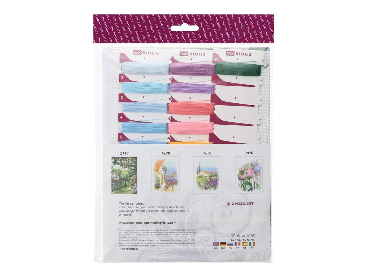 Riolis Generous Grapevine Cross Stitch Kit - 8.25"x11.75" 14-Count Botanical Design