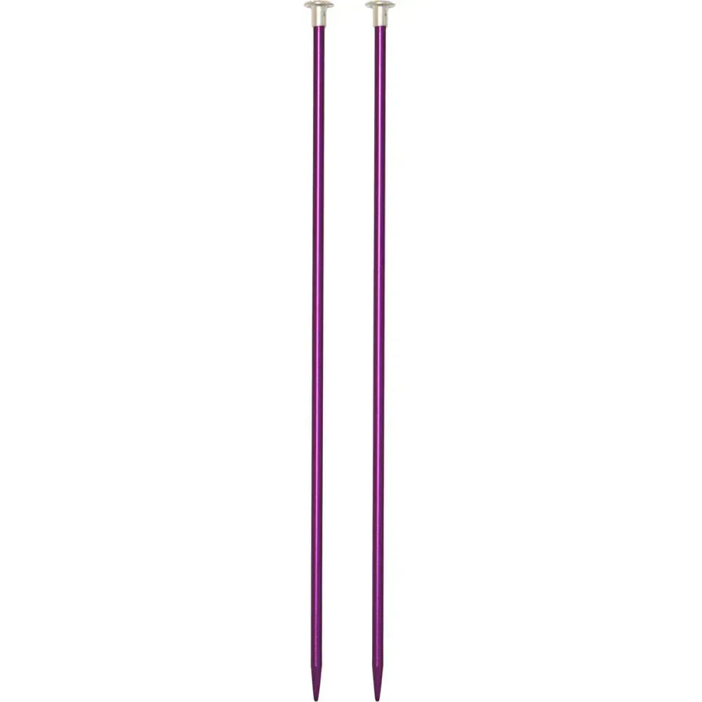 Boye Single Point Aluminum Knitting Needles 14" - Size US6 - 4.25mm