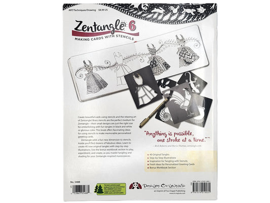 Zentangle 6 Expanded Edition – Card Making with Stencils | Design Originals