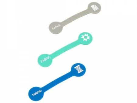 Scissor ID Magnetic Clips, 3pc - Paper, Thread, Fabric - It's Sew Emma