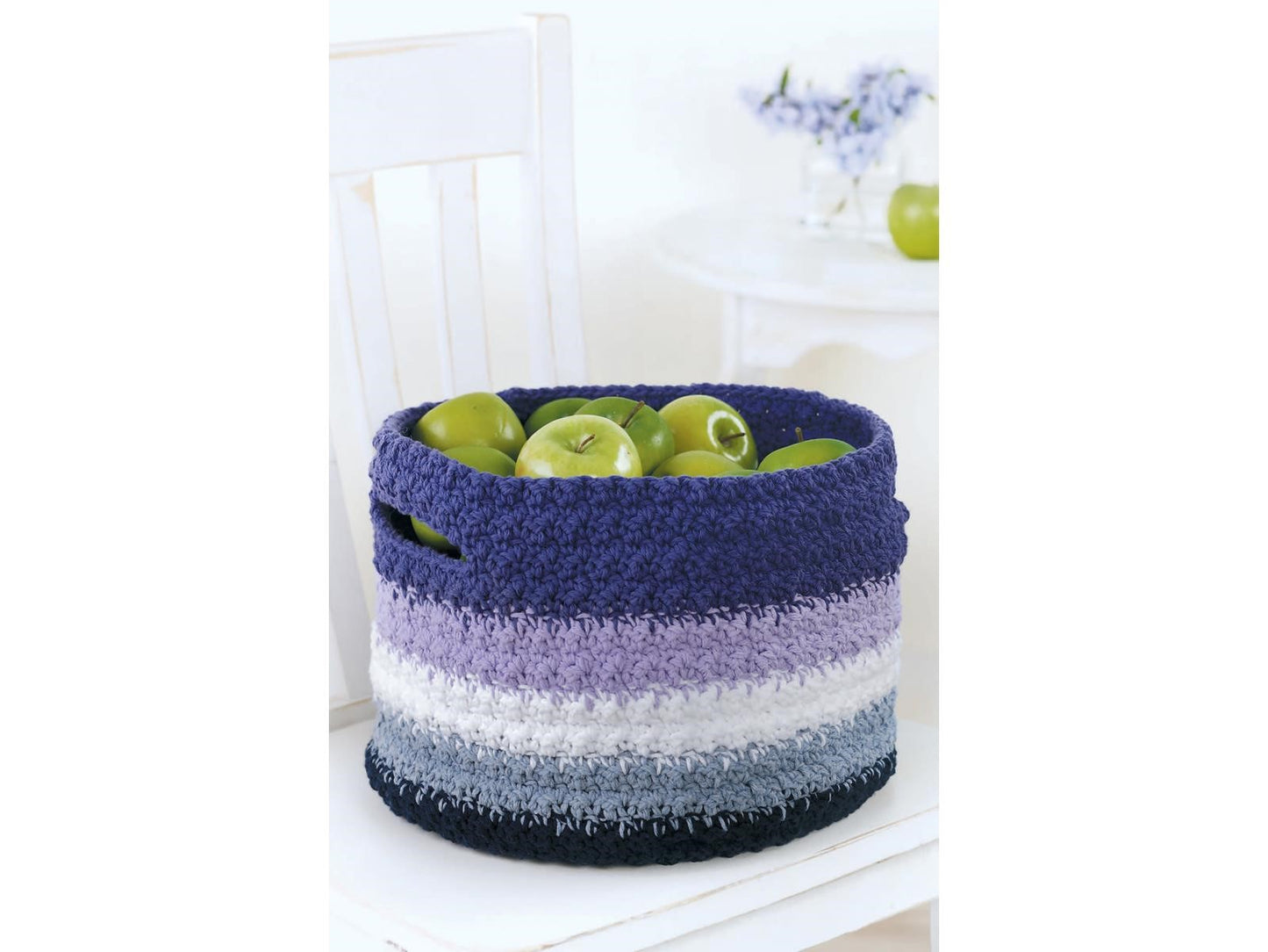 Leisure Arts, Crochet Baskets, 11 Cotton projects sized to organize your space, by Marly Bird
