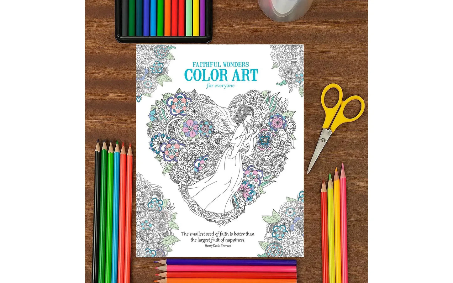 Faithful Wonders Adult Coloring Book | Leisure Arts