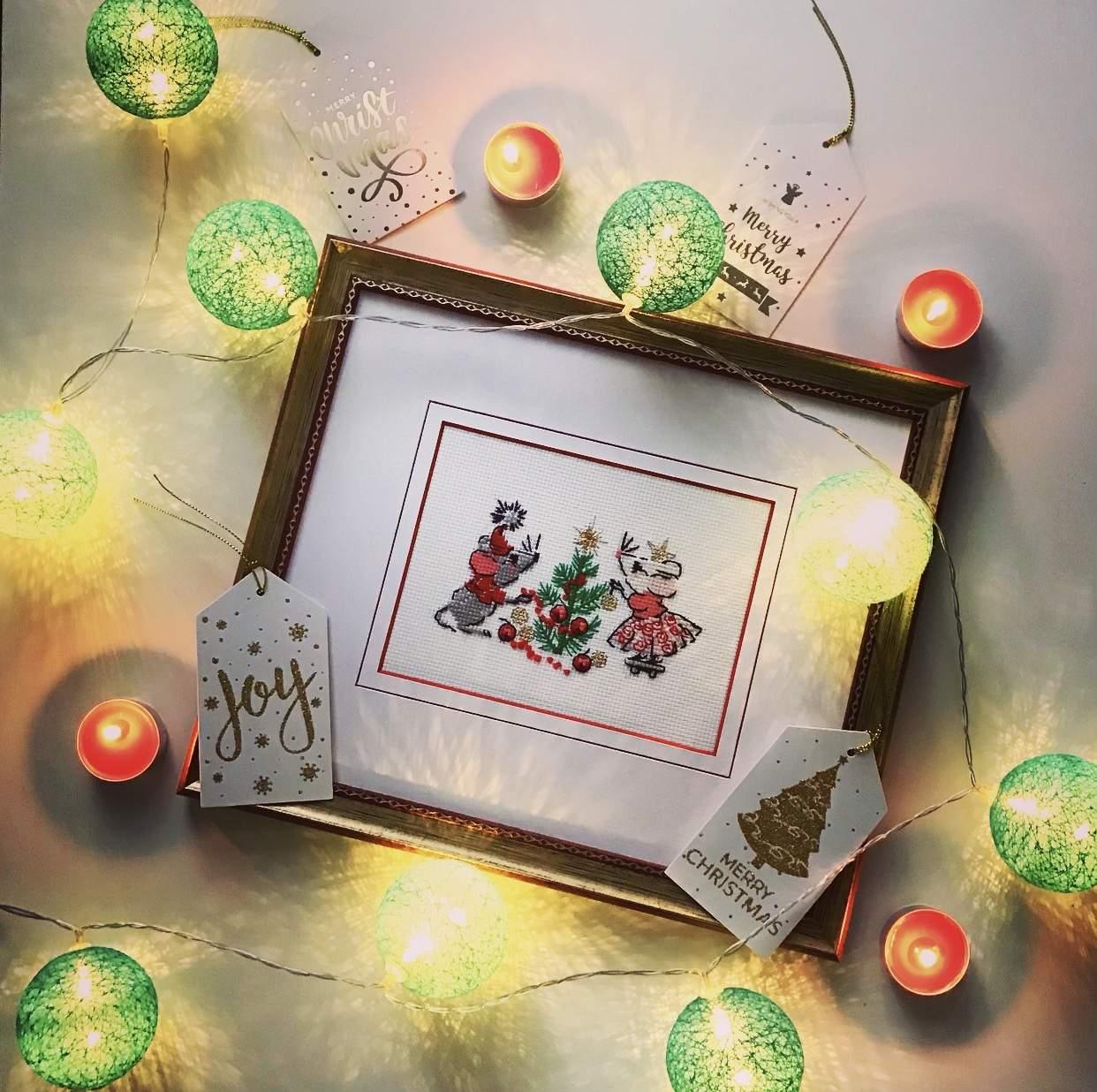 Riolis Counted Cross Stitch Kit, Waiting For A Holiday, 6.25"x 5" 14ct #1823