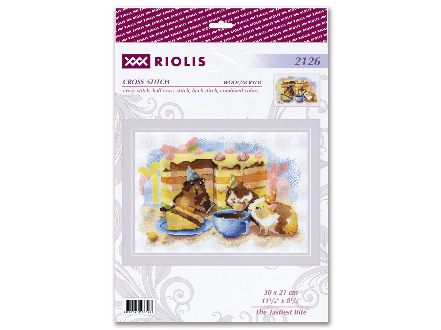 RIOLIS Counted Cross Stitch Kit 11.75" x 8.25", 14ct, The Tastiest Bite - #2126
