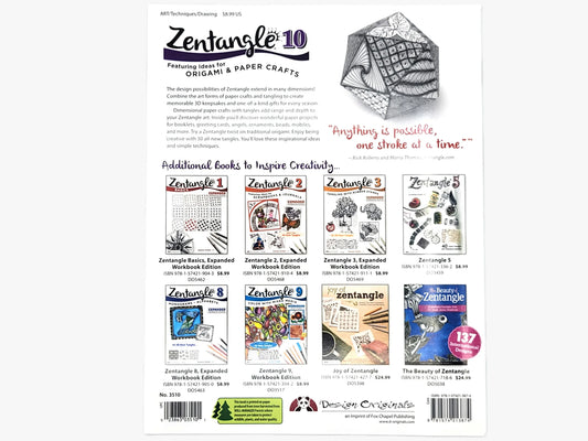 Zentangle 10 – Origami & Paper Crafts Workbook Edition | Design Originals