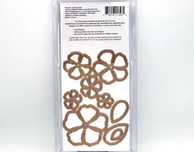 9pc Rose Creations Spellbinders Shapabilities die cut set - Donna Salazar