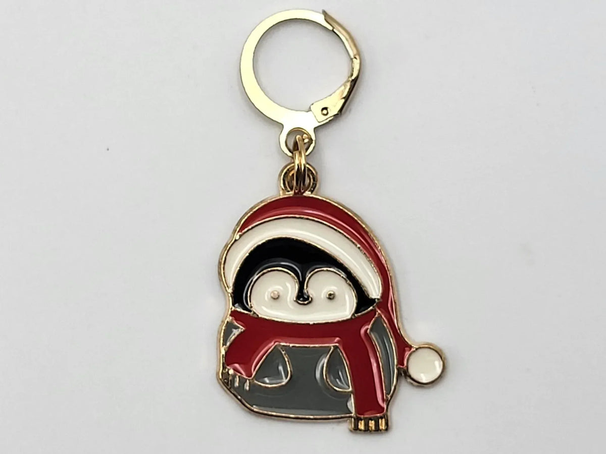 Penguin Stitch Markers for knitting 2pc | Crochet stitch marker, progress keeper, crochet accessory, knitting marker