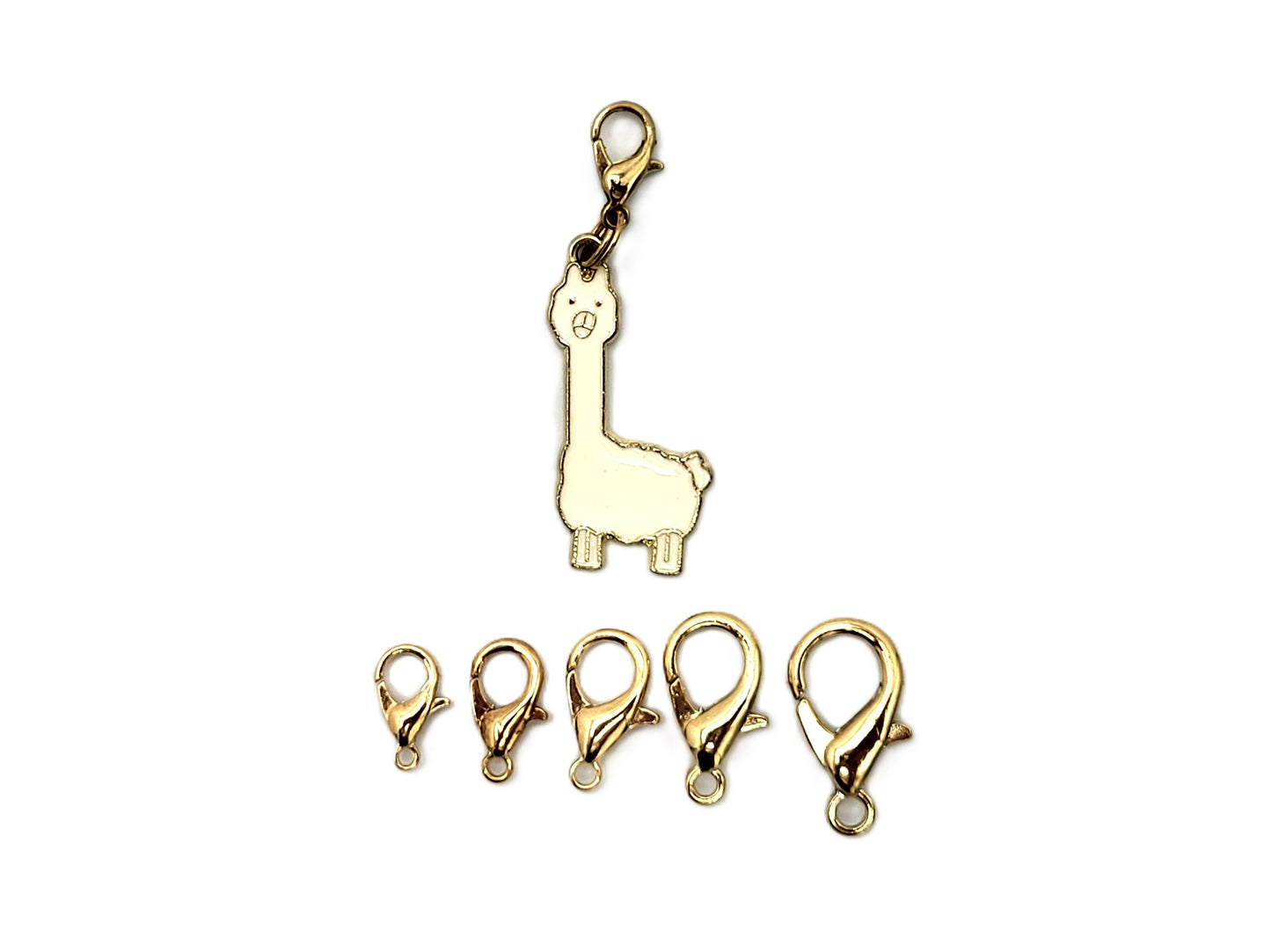 Alpaca & Llama Stitch Markers | Enamel Charm Stitch Markers 3pc