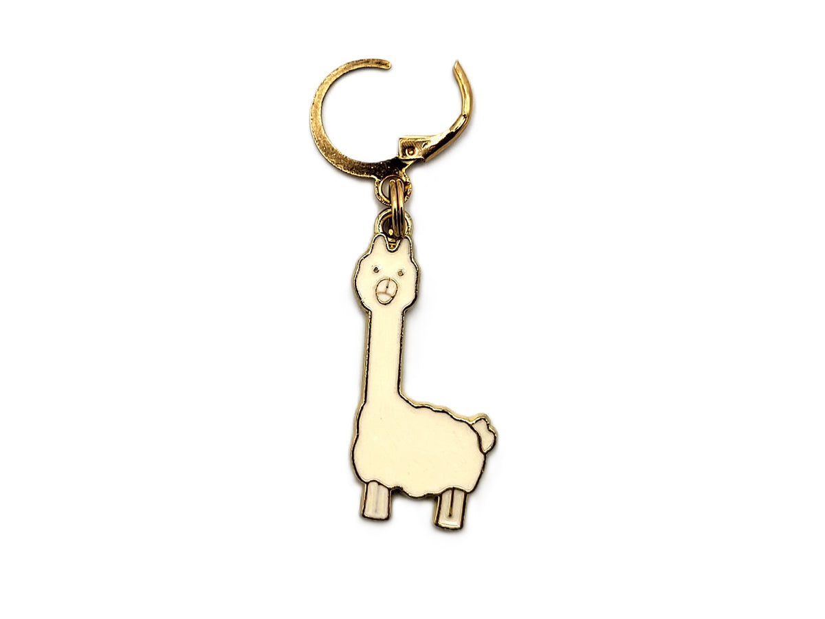 Alpaca & Llama Stitch Markers | Enamel Charm Stitch Markers 3pc