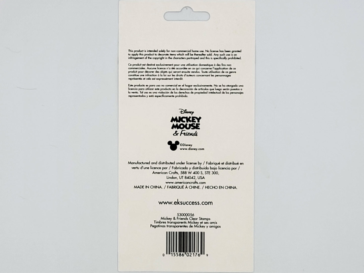 EK Disney Clear Stamps, Mickey & Friends