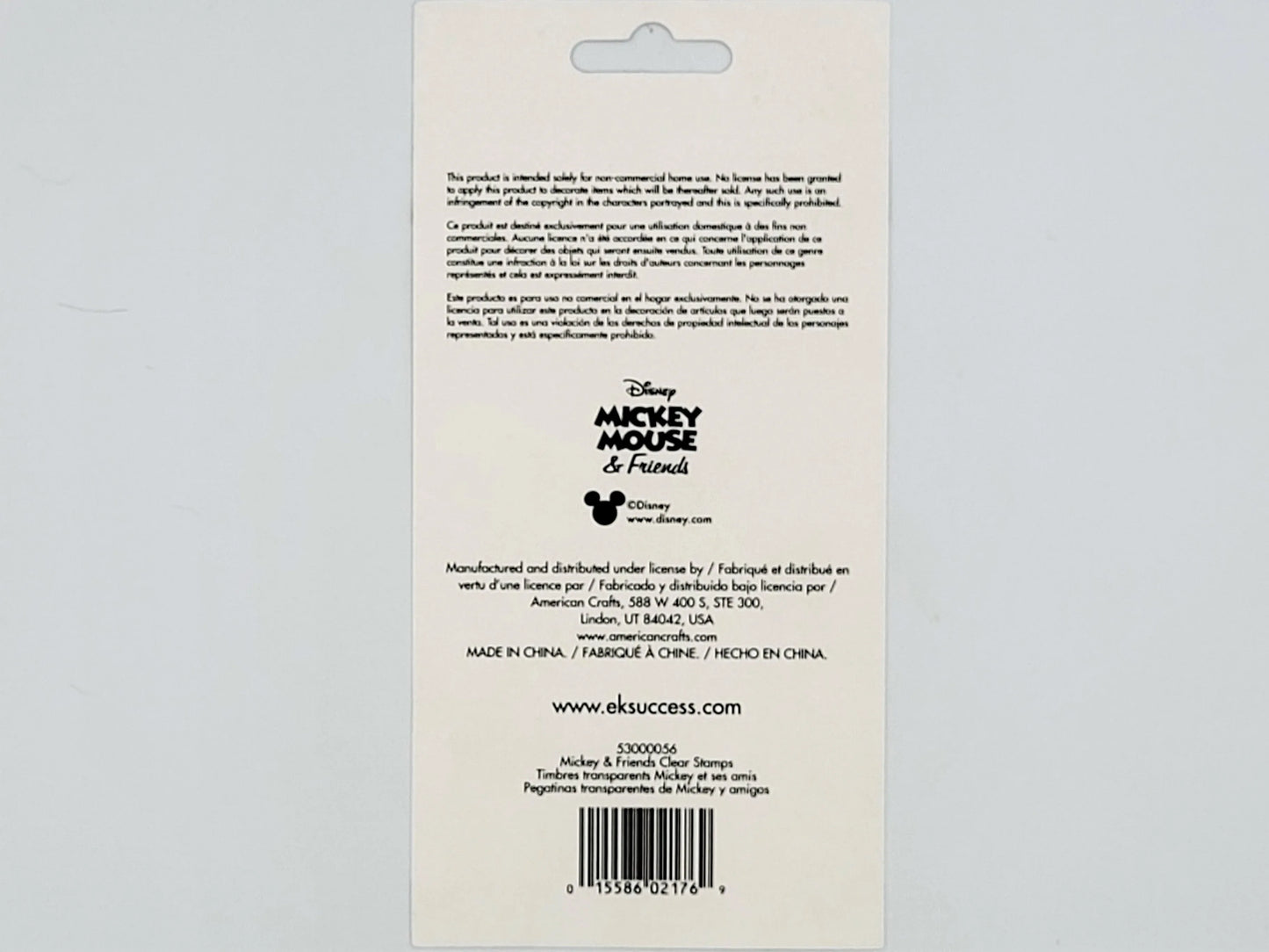 EK Disney Clear Stamps, Mickey & Friends