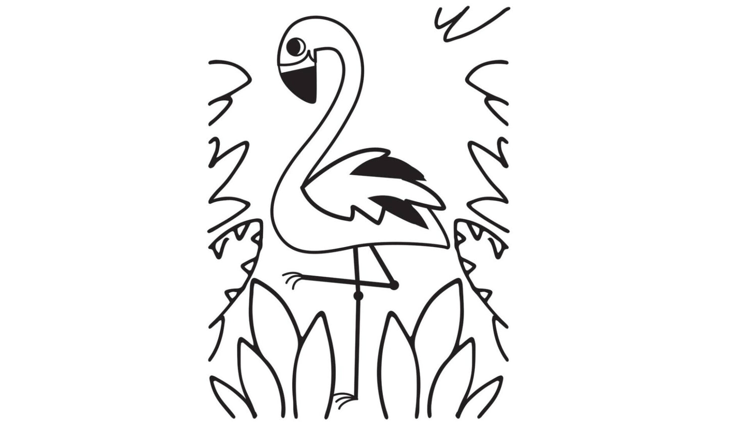 Darice Embossing Folder, "Flamingo" 30041365