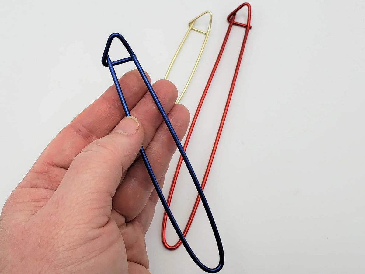 Boye Aluminum Stitch Holders, 3pc Set (3", 4.75" & 6.75")