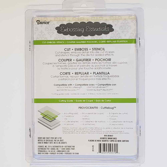 Darice Assorted Snowflakes 3 piece Paper Cutting Dies - 2014-29