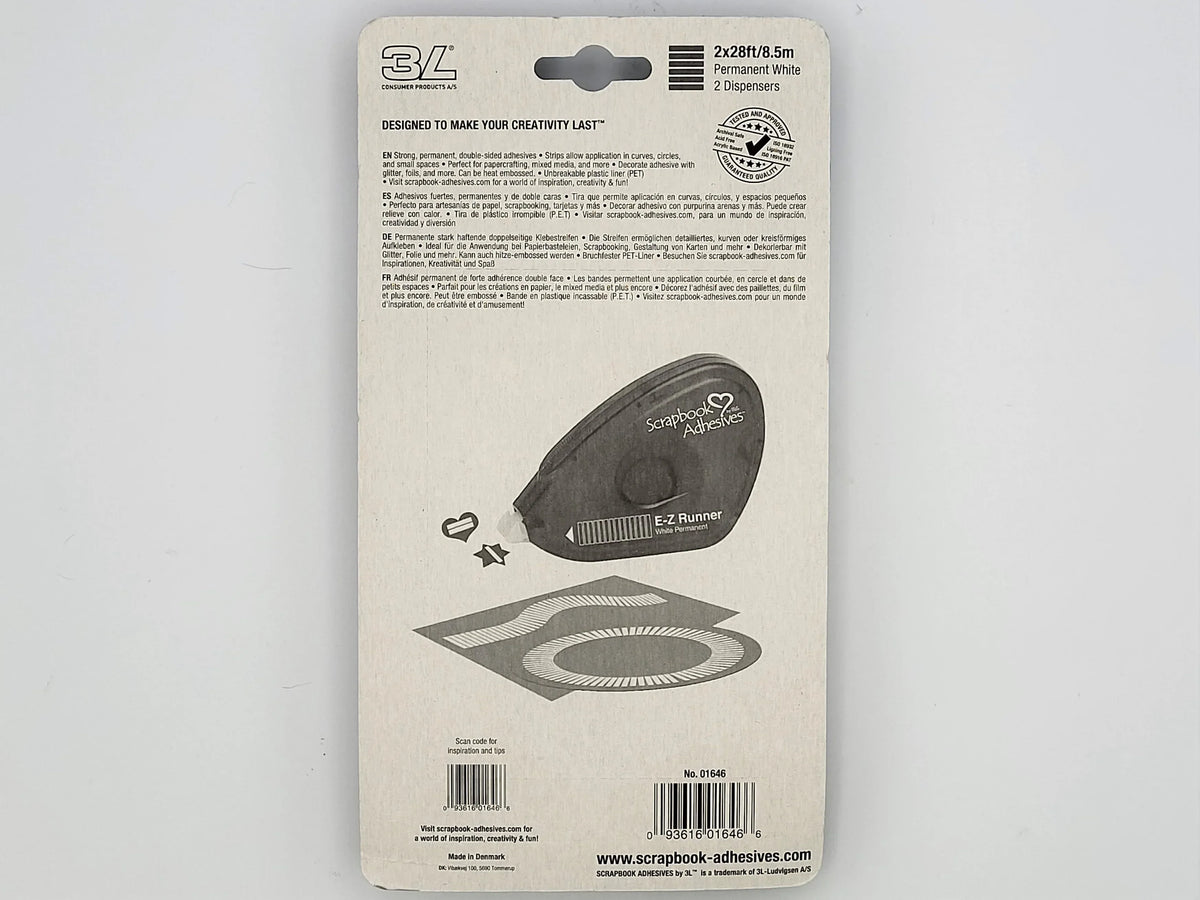 Scrapbook Adhesives E-Z Runner Combo 2 pack