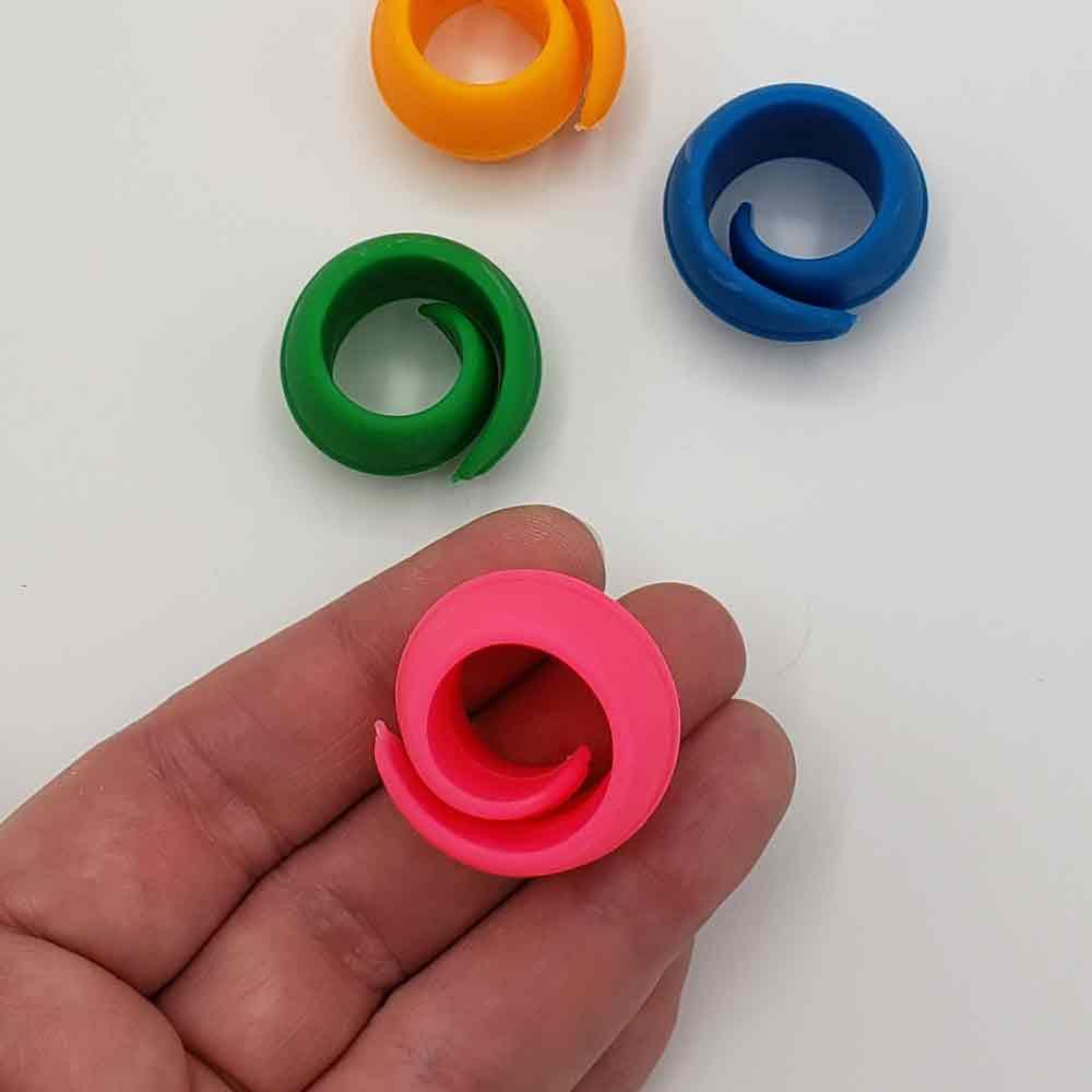 Silicone Thread Spool Huggers & Embroidery Fabric Wraps