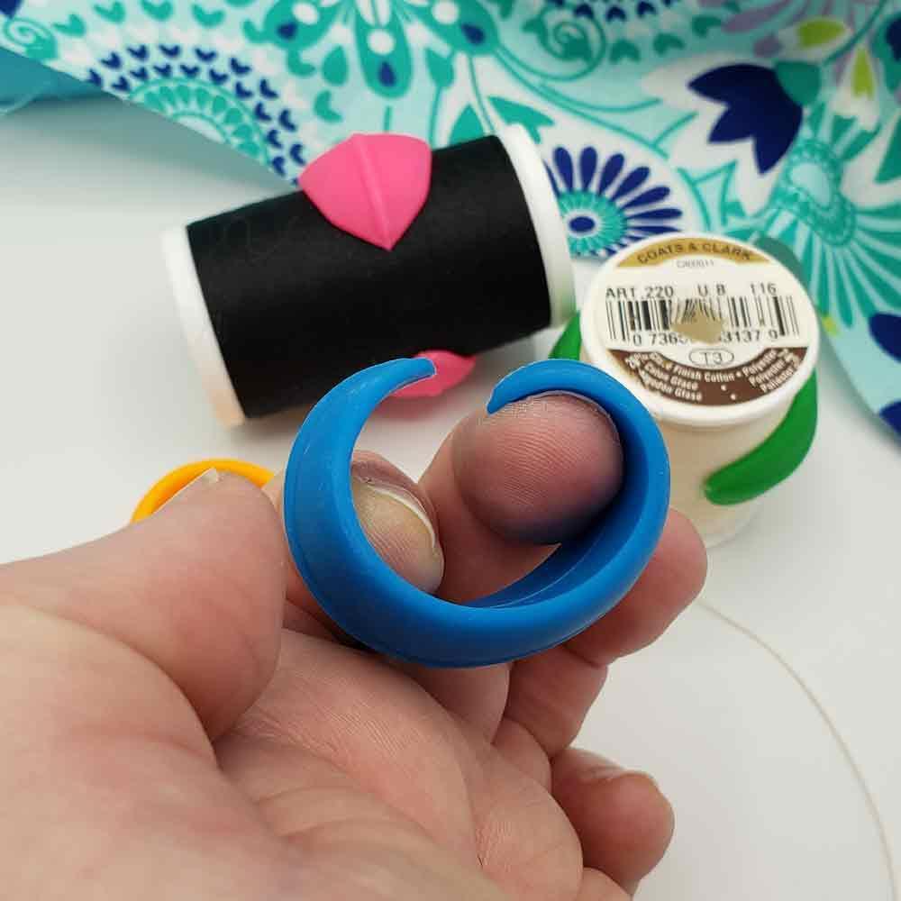 Silicone Thread Spool Huggers & Embroidery Fabric Wraps