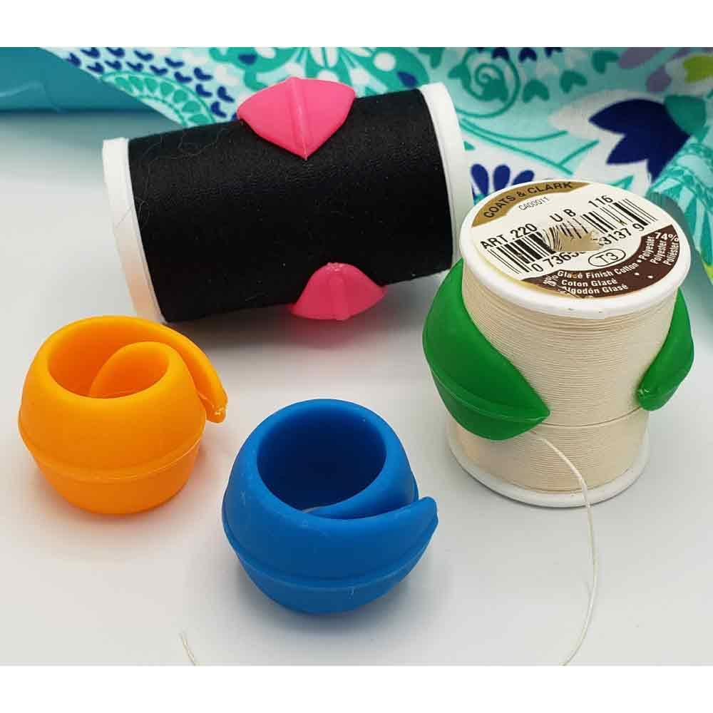 Silicone Thread Spool Huggers & Embroidery Fabric Wraps