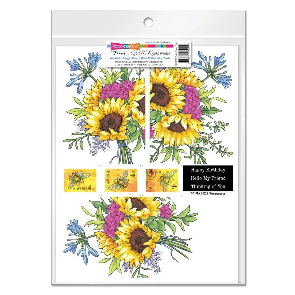 Stampendous Quick Card Panels - Choose Print