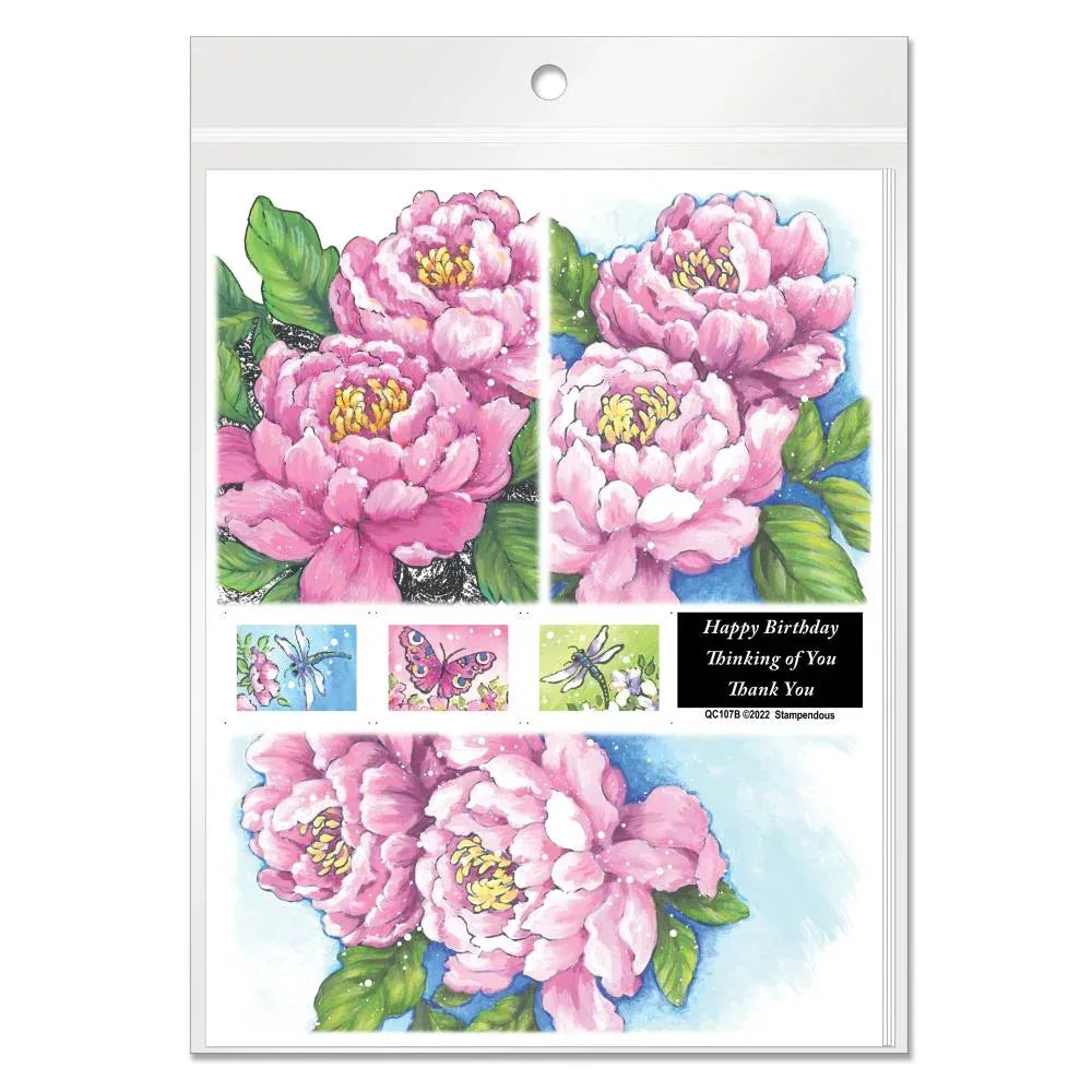 Stampendous Quick Card Panels - Choose Print