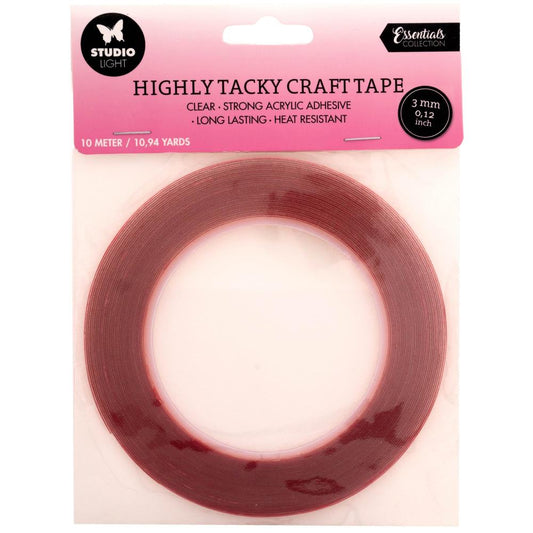 Studio Light Double-Sided Tacky Craft Tape 3mmx10m
