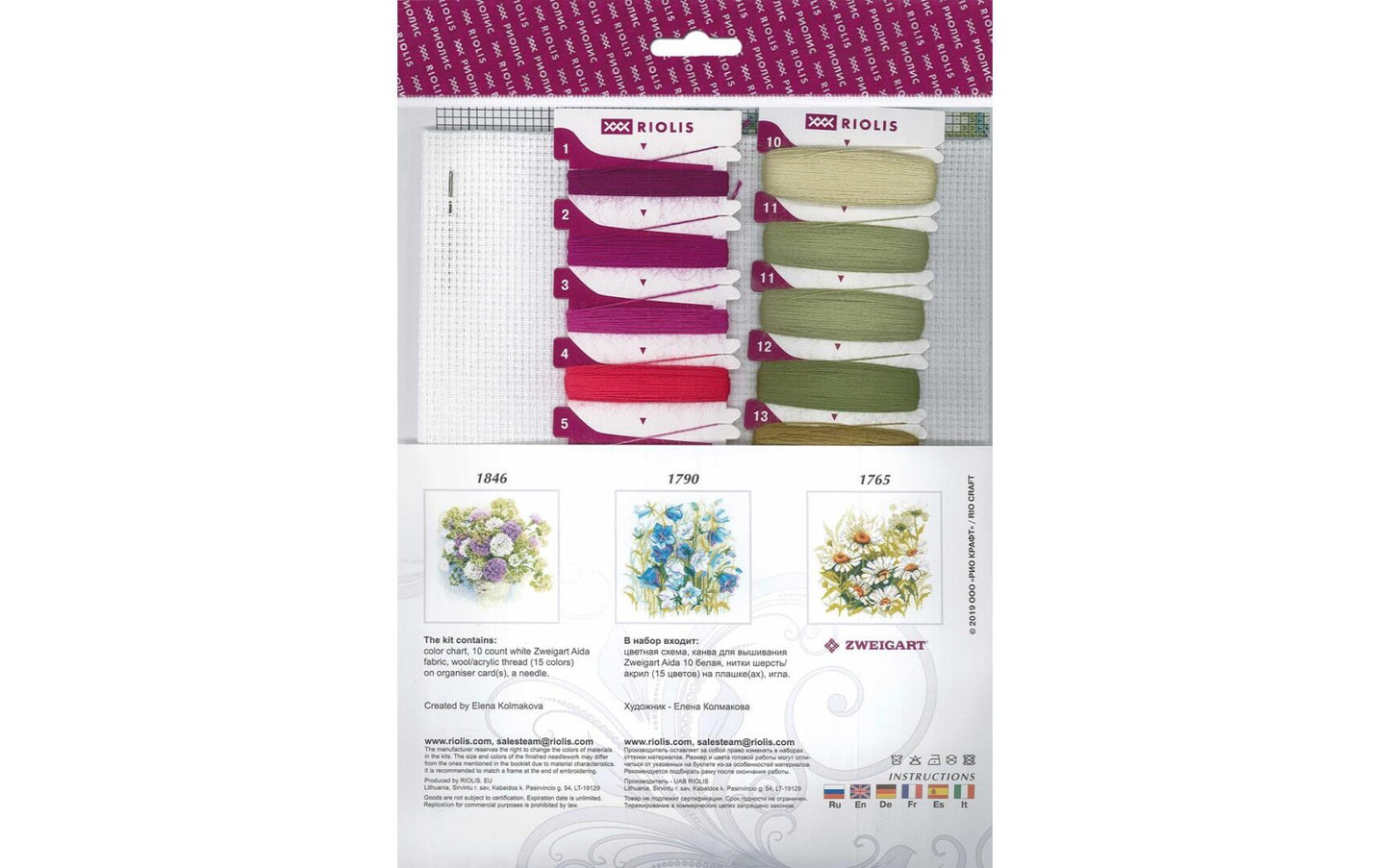 Riolis Cross Stitch Kit Thistle