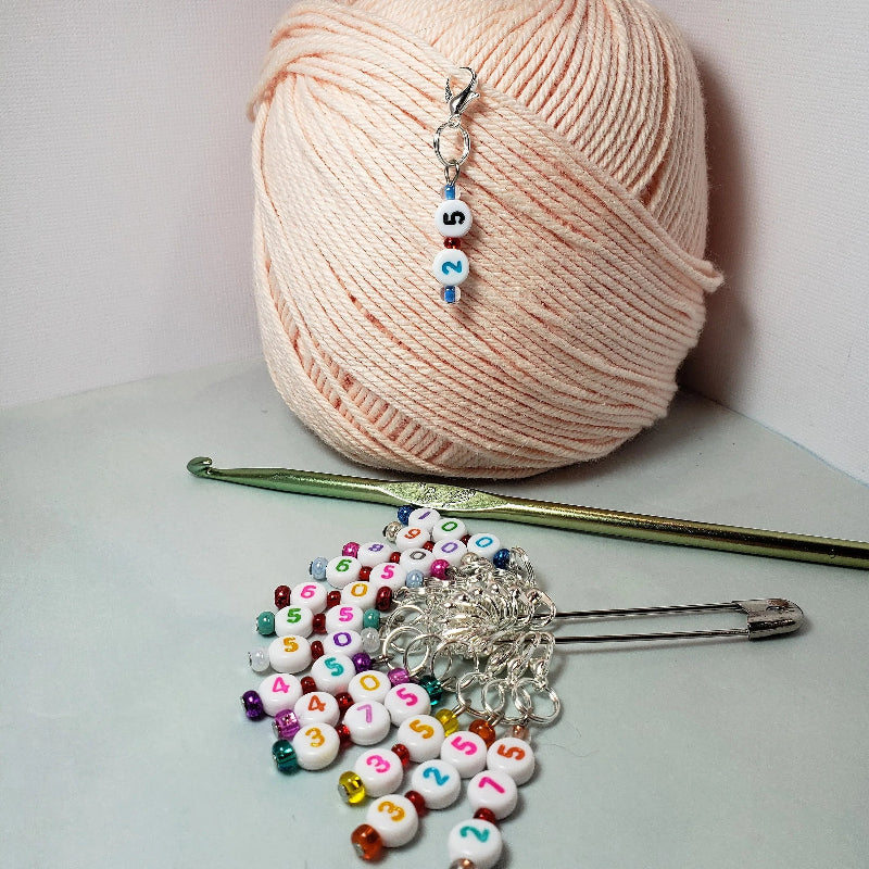 Metric Crochet hook size reminder stitch marker | custom crochet hook marker, crochet progress keeper, crochet accessory, crochet tools