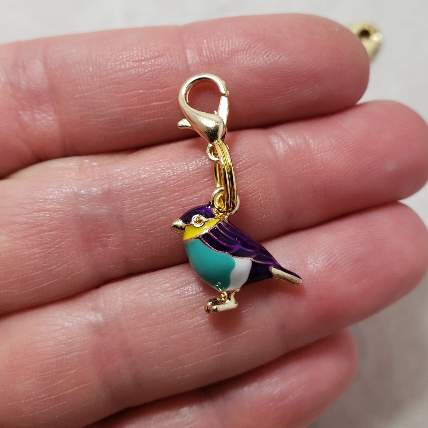 3D Birds Stitch Markers for Knitting 3pc | Crochet stitch marker, progress keeper, project bag charm, crochet accessory, knitting marker