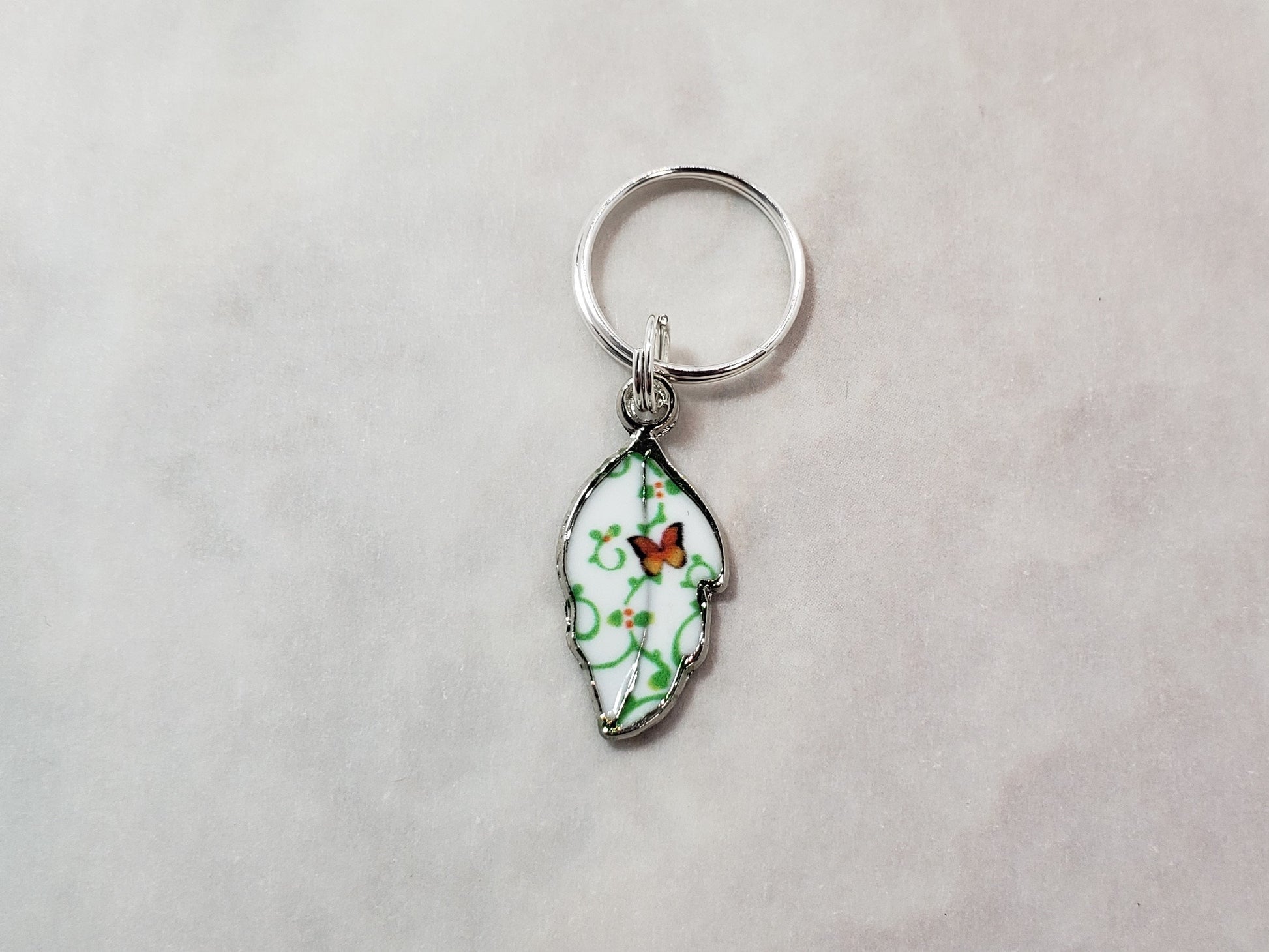 Leaf Stitch Markers for Knitting, 5pc mixed set | Crochet stitch marker, progress keeper, project bag charms, crochet accessories