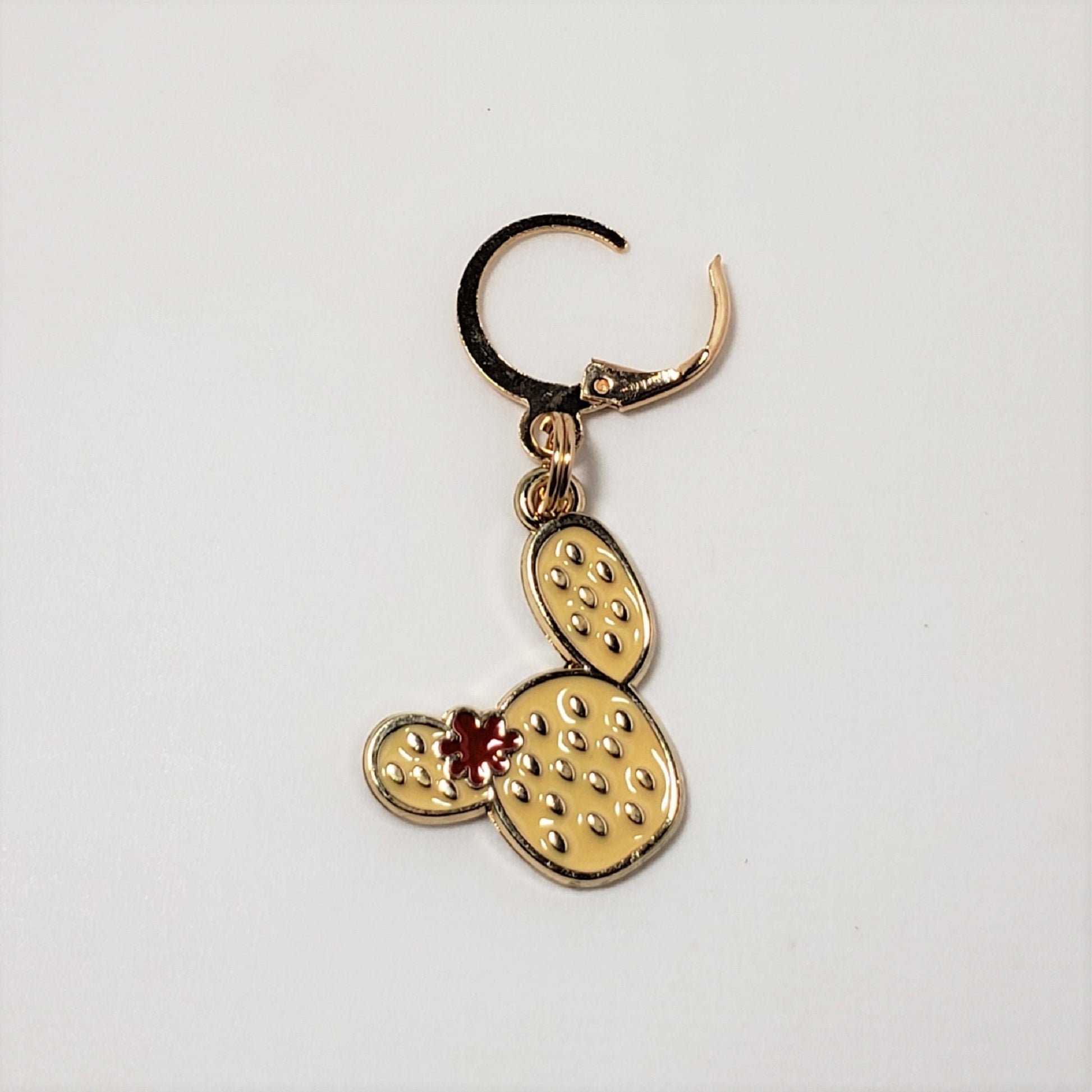 Cactus Stitch Markers for Knitting, 4pc mixed set | Crochet stitch marker, progress keeper, project bag charms, crochet accessories