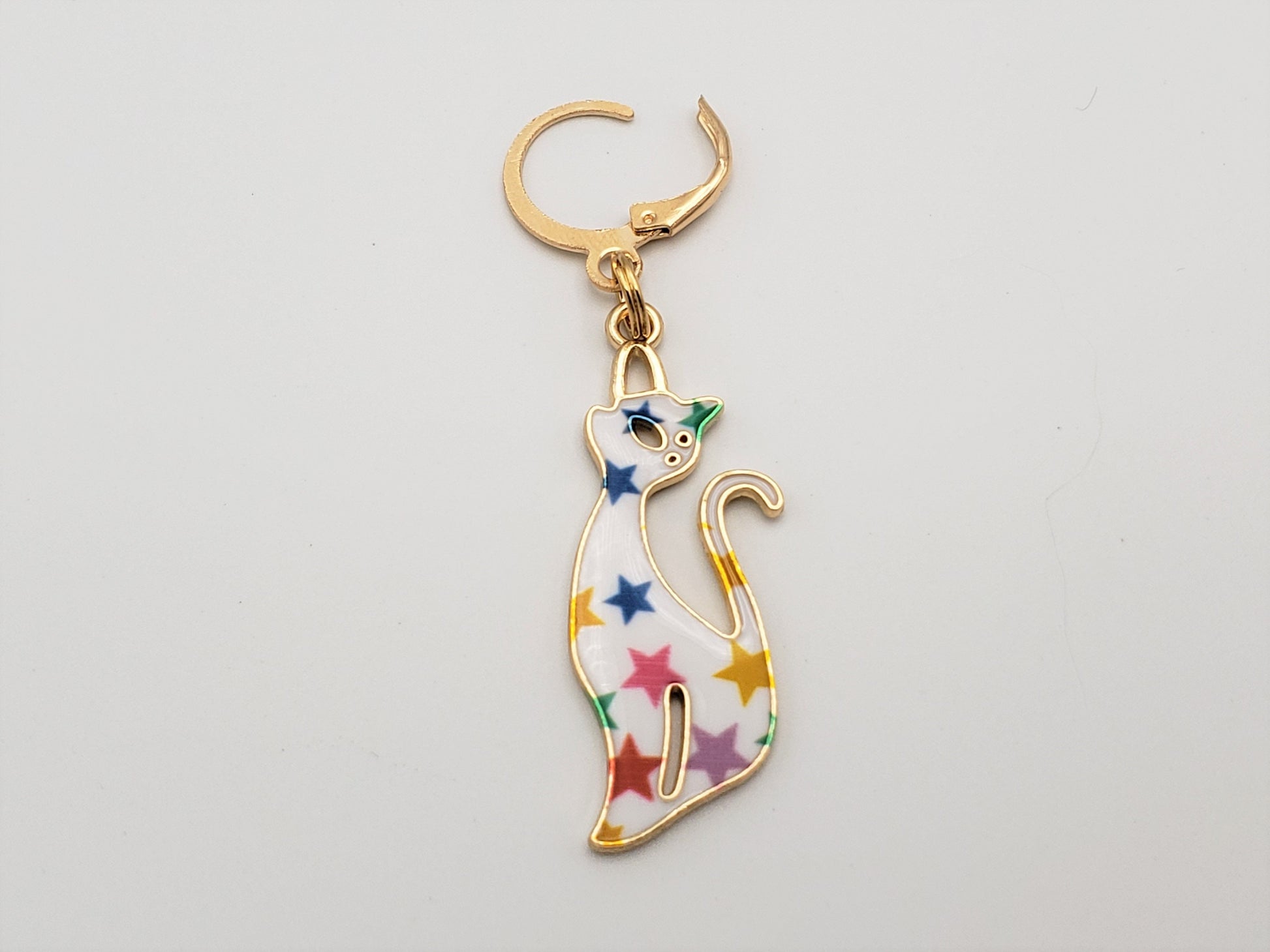 Cat Stitch Markers for knitting 5pc, Fancy Kitties | Crochet stitch marker, progress keeper, crochet accessory, knitting marker