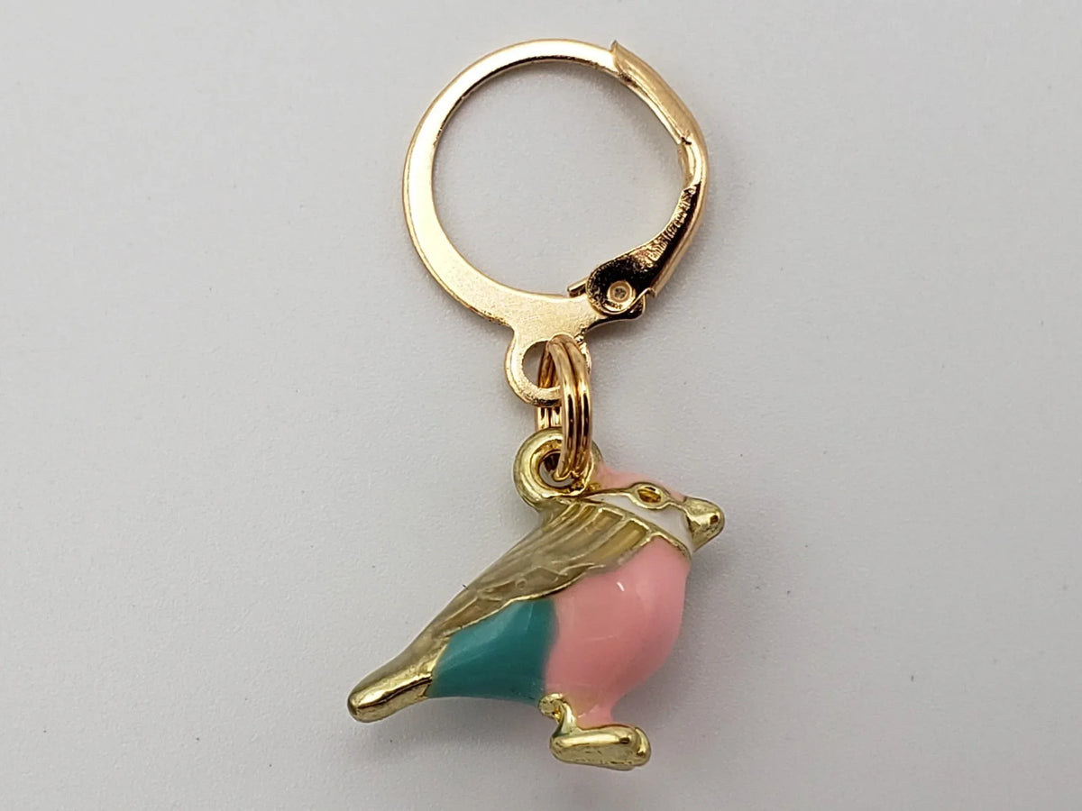 3D Birds Stitch Markers for Knitting 3pc | Crochet stitch marker, progress keeper, project bag charm, crochet accessory, knitting marker