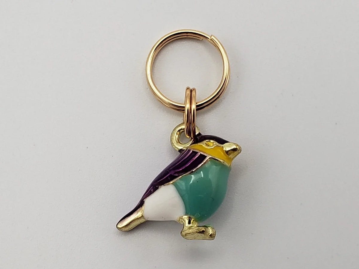 3D Birds Stitch Markers for Knitting 3pc | Crochet stitch marker, progress keeper, project bag charm, crochet accessory, knitting marker