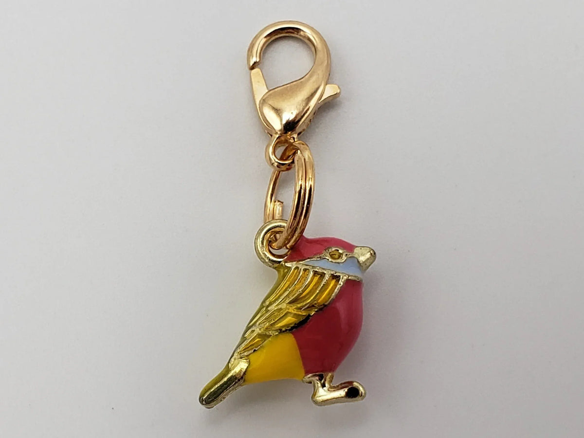 3D Birds Stitch Markers for Knitting 3pc | Crochet stitch marker, progress keeper, project bag charm, crochet accessory, knitting marker