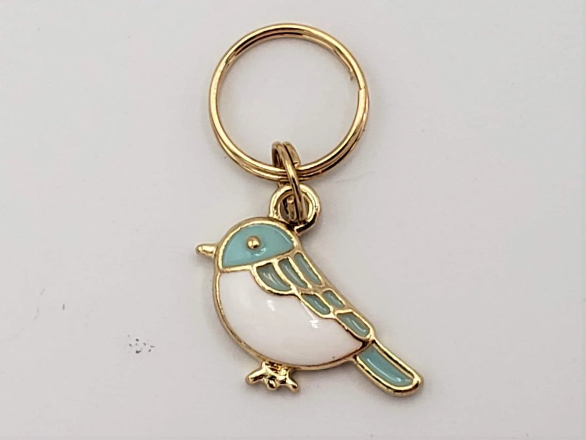 Birds Stitch Markers for Knitting 3pc | Crochet stitch marker, progress keeper, project bag charm, crochet accessory, knitting marker