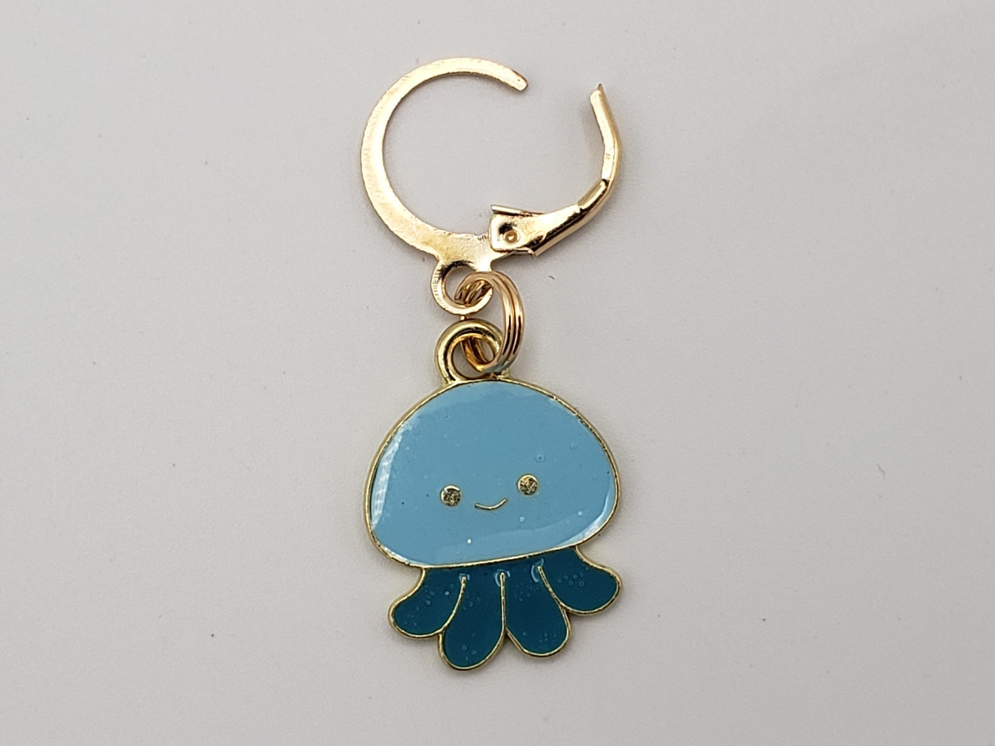 Jellyfish Stitch Markers for Knitting, 4pc | Crochet stitch marker, progress keeper, project bag charms, crochet accessory