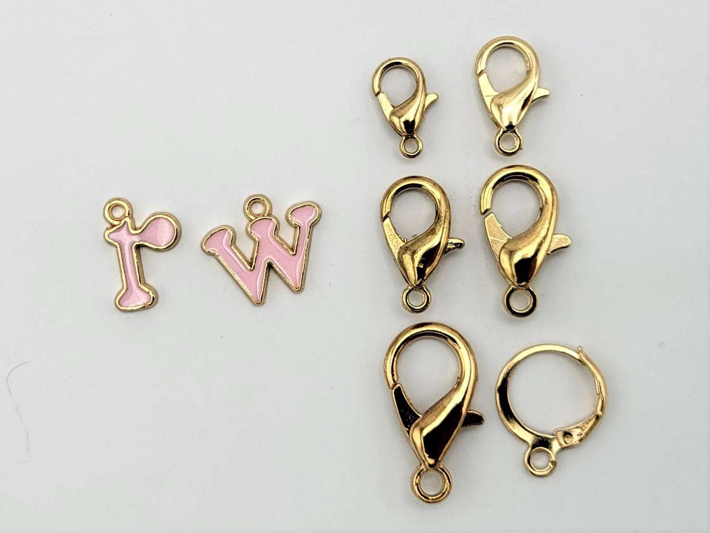 Right and Wrong Stitch Markers for knitting and crochet, multi-colored letters | crochet marker, crochet accessories