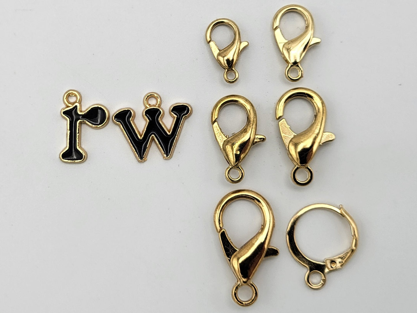 Right and Wrong Stitch Markers for knitting and crochet, multi-colored letters | crochet marker, crochet accessories