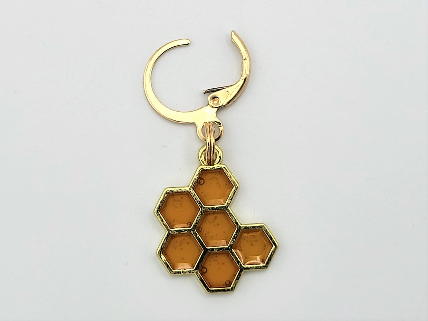 Bee Stitch Markers for Knitting 5pc | Crochet stitch marker, progress keeper, project bag charm, crochet accessory