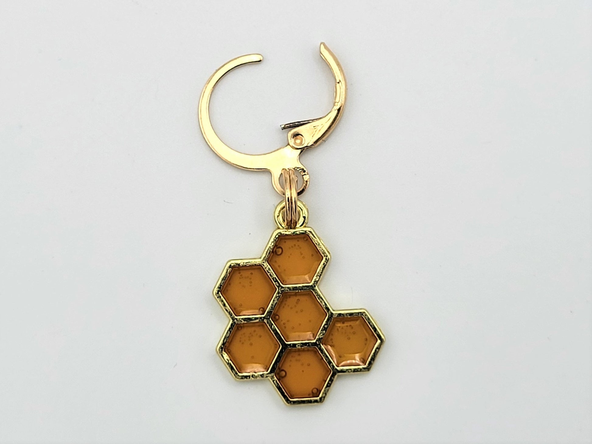 Bee Stitch Markers for Knitting 5pc | Crochet stitch marker, progress keeper, project bag charm, crochet accessory