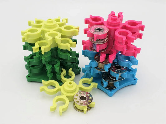 Stack'N Store Bobbin Tower — Storage for 30 Sewing Bobbins